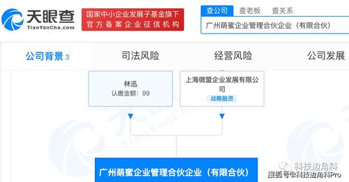 微盟發起成立廣州萌蜜企業管理合伙企業，深化企業管理咨詢服務新布局